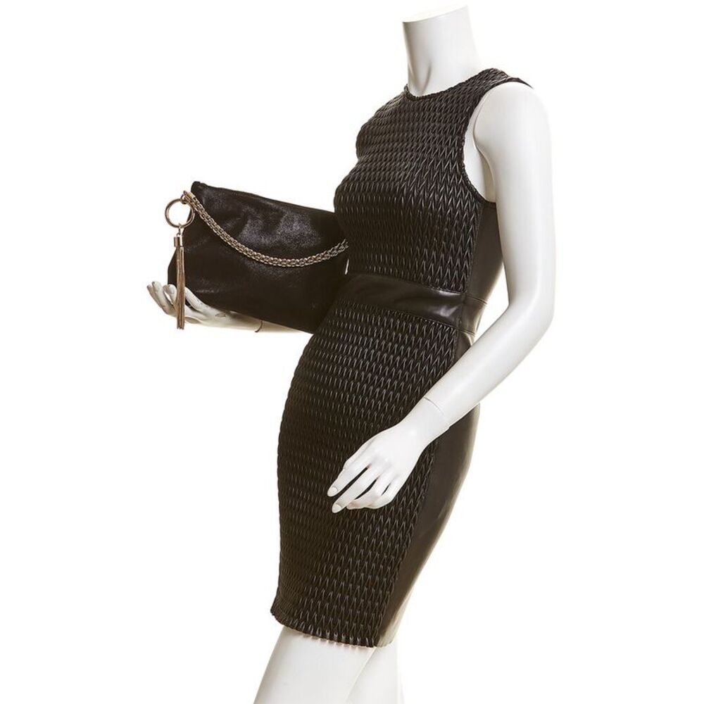 Jimmy Choo Callie Chain Strap Suede Pouch - Picture 3 of 4